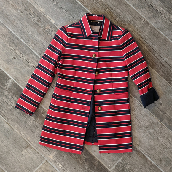 Stripe Nautical Jacket Size XS Banana Republic - Picture 8 of 8